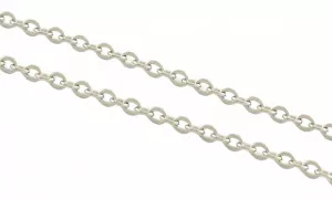 Nerezový řetízek ploché oválné očko 2x1,5x0,4 mm 100 cm