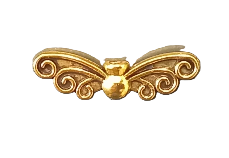 Andělská křídla 22x7x3 mm, antik zlato