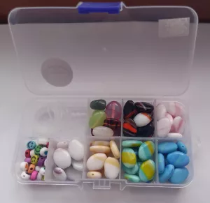 Korálkový mix - kreativní sada na tvoření (6-7 náramků) ELEGANTNÍ