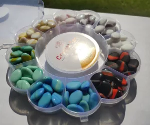 Korálkový mix oválky - kreativní sada na tvoření (12-15 náramků) Korálkový mix oválky - kreativní sada na tvoření (12-15 náramků)