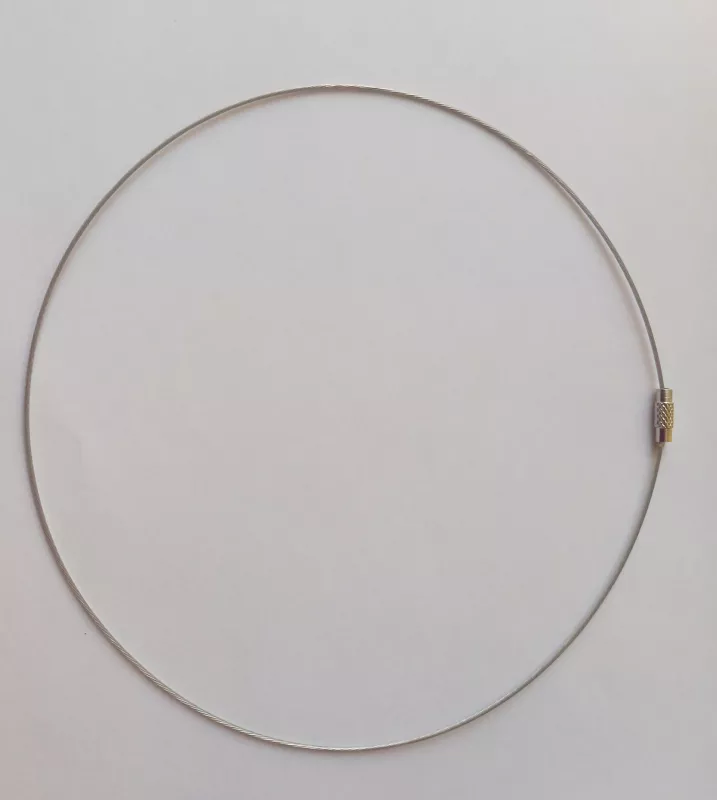 Kruh na krk platina 160 mm