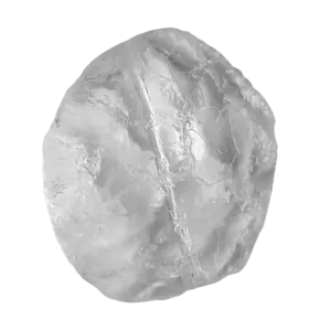 Nepravidelný ovál 31,5x30x9,8 mm krystal 1ks 