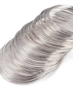 Ocelový náramkový paměťový kruh - Ø 60 mm (1 otočka) 50 otoček