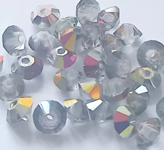 Preciosa MC perle Rondelle (sluníčka) 5x3 mm krystal/AB 30 ks