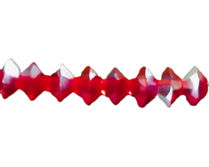 Preciosa MC perle Rondelle (sluníčka) 5x3 mm rubín/AB 30 ks