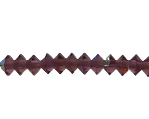 Preciosa MC perle Rondelle (sluníčka) 5x3 mm tmavý ametyst 30 ks