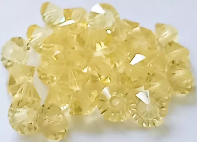 Preciosa MC perle Rondelle (sluníčka) 6x4 mm jonquille 30 ks