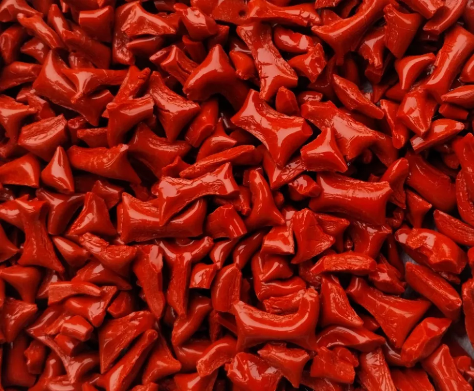 Skleněná drť - korál 1 kg