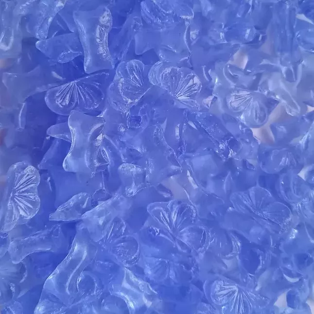 Skleněná drť - safír 1 kg