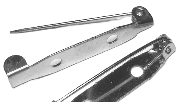 Železný brožový můstek - 30 x 6 x 6 mm