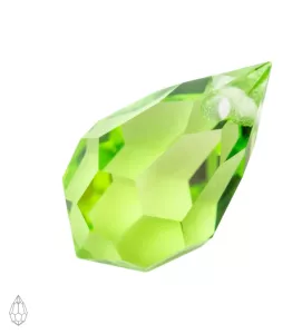 Preciosa MC přívěsek kapka 681 6x10 mm Peridot 2 ks