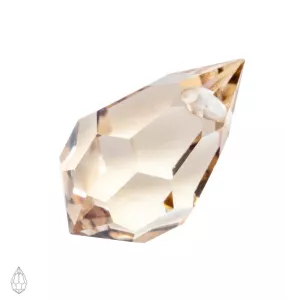Preciosa MC přívěsek kapka 681 6x10 mm Crystal Honey 2 ks