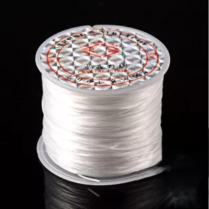 Elastické vlákno - Ø 0,8 mm - návin 45 - 50 m bílá