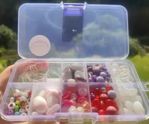 Korálkový mix - kreativní sada na tvoření (6-7 náramků) PRINCEZNA