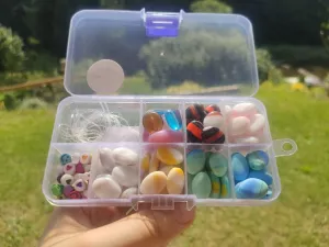 Korálkový mix - kreativní sada na tvoření (6-7 náramků) ELEGANTNÍ