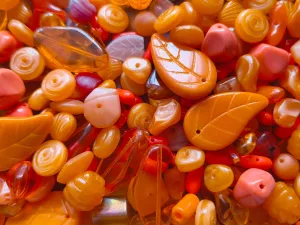 Mix českých skleněných korálků "APRICOT CRUSH" Mix českých skleněných korálků "APRICOT CRUSH"
