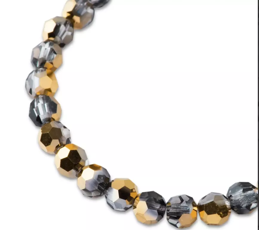 Preciosa MC perle kulatá 14 mm krystal s pokovem Aurum 6 ks