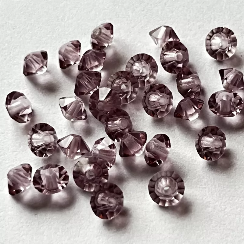 Preciosa MC perle Rondelle (sluníčka) 5x3 mm ametyst 30 ks