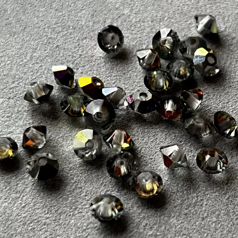 Preciosa MC perle Rondelle (sluníčka) 5x3 mm krystal/AB 30 ks