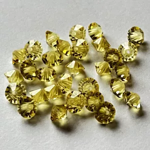 Preciosa MC perle Rondelle (sluníčka) 6x4 mm jonquille 30 ks