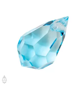 Preciosa MC přívěsek kapka 681 9x15 mm Aqua Bohemica