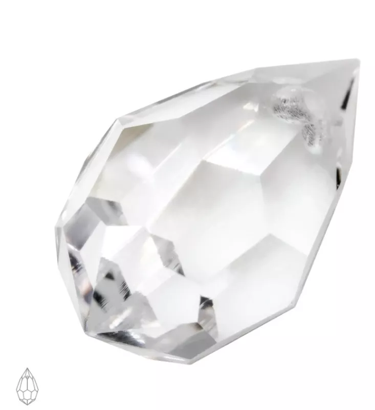 Preciosa® MC přívěsky kapka 681 9 x 15 mm Crystal