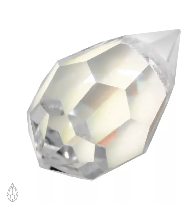 Preciosa® MC přívěsky kapka 681 9 x 15 mm Crystal AB