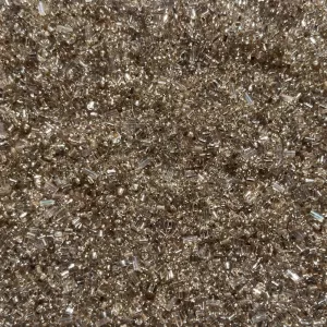 PRECIOSA mix rokajl 11/0 - 6/0 + čípky 2-3mm stříbrný 50 g II. jakost