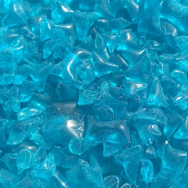 Skleněná drť - aqua 1 kg