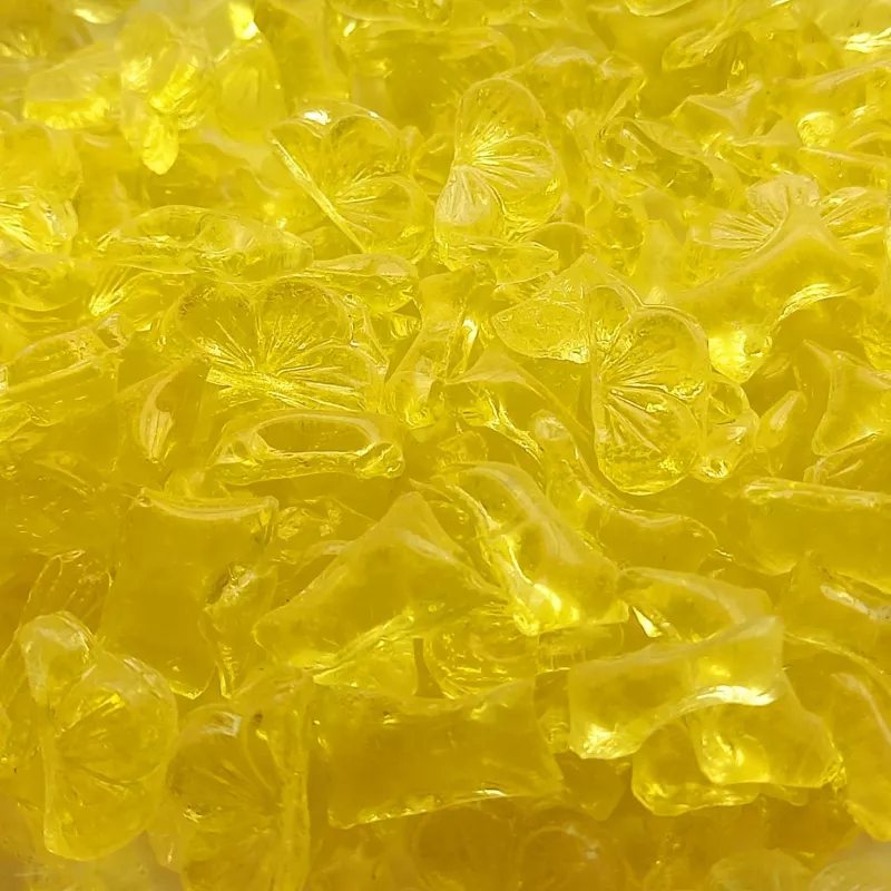 Skleněná drť - jonquille 1 kg