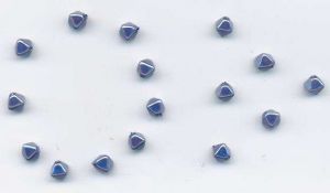 Korálky mačkané tvar lampičky velikost 6mm povrch vosk barva modrofialová 16ks- Prodej české skleněné mačkané korálky sklářská surovina firma Preciosa vhodné pro korálkování  