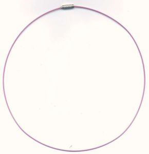 Kruh na krk růžový 145mm 1ks.