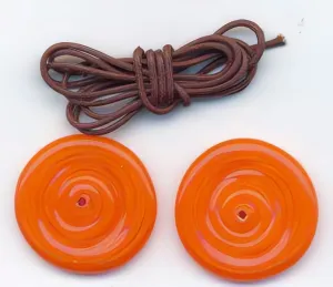 Originální ručně vinuté korálky 27mm 2 ks