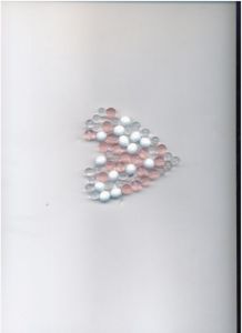 Korálky mix 10mm broušené bílé+10mm rosa III.jakost 250gr.  - Prodej české skleněné mačkané korálky sklářská surovina firma Preciosa vhodné pro korálkování  