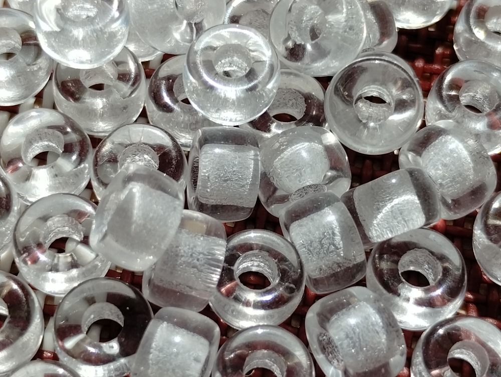 Korálky tvar Bavorák krystal velikost 6mm 50ks Firma Petr Machačka - výroba skleněné korálky