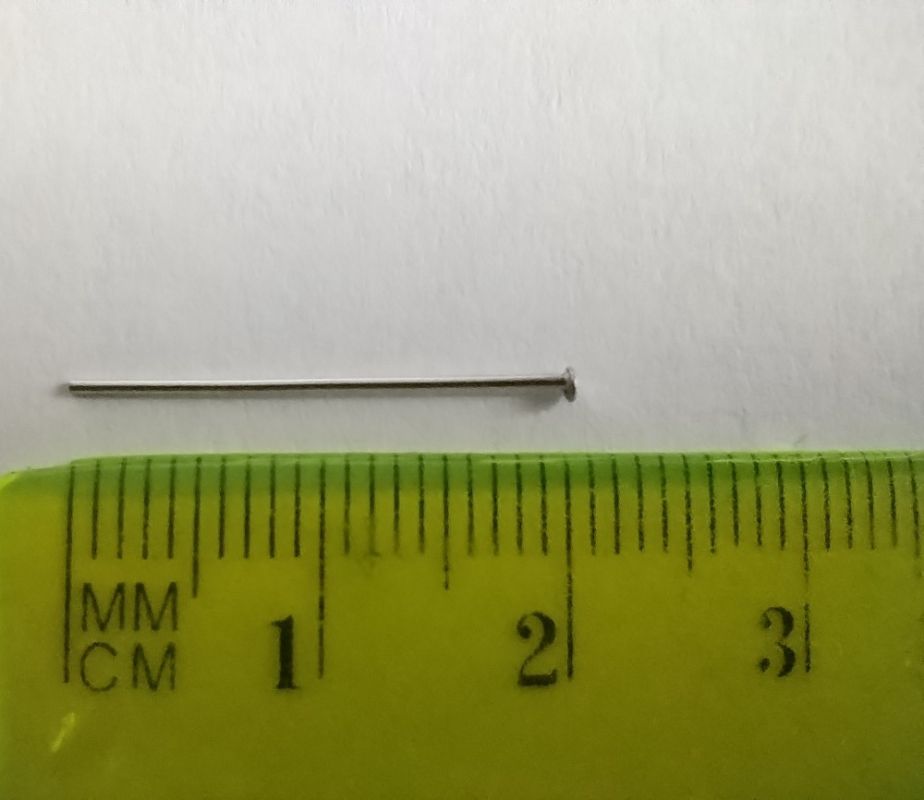 Nýt bižuterní , cca 20 x 0,7 mm, nerez Více výrobců - doplňkový sortiment