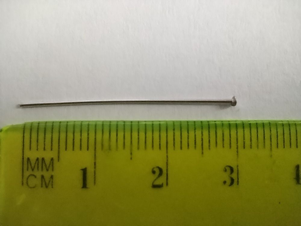 Nýt bižuterní, cca 30 x 0,7 mm, nerez Více výrobců - doplňkový sortiment