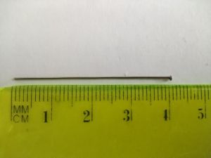 Nýt bižuterní, cca 40 x 0,7 mm, nerez