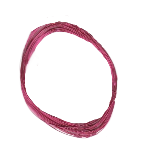 Dekorativní drát barva růžová síla 0,3mm délka 5m.