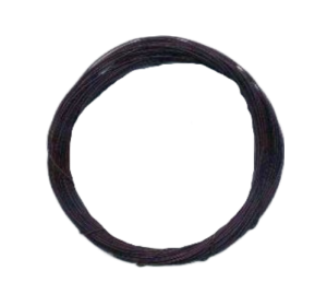 Dekorativní drát  černá síla 0,4mm délka 5m.