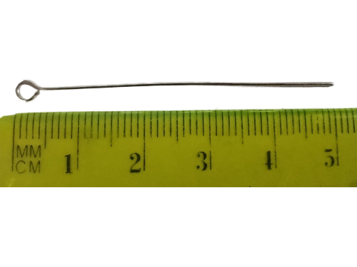 Očková jehla, cca 50 x 0,6 mm, nerez sada 10ks