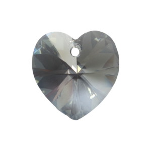 SWAROVSKI ELEMENTS přívěsek - XILION srdce, crystal blue shade, 18x17,5mm
