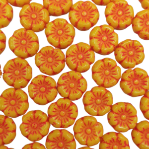 Minikytičky 8 mm oranžové neon | 10 ks, 20 ks
