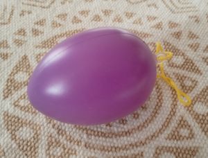 Plastové vajíčko 6 cm - fialové