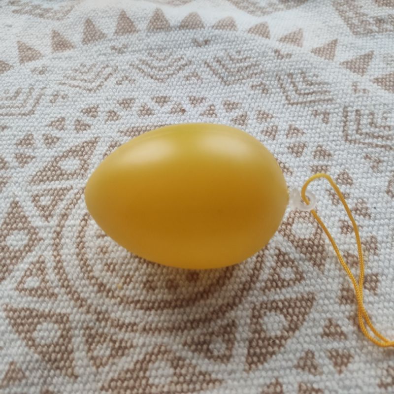 Plastové vajíčko 6 cm - žluté